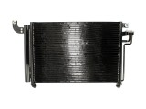 Condensator climatizare Kia Rio, 03.2005-2011, motor 1.5 CRDI, 65 kw/81kw diesel, cutie manuala/automata, full aluminiu brazat, 535 (485)x355x17 mm,