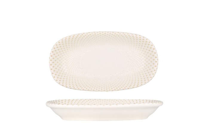 Rinart Placa de service - Punto - Por&Aring;&pound;elan - 16x9 cm - set de 2
