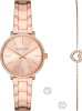 Ceas Dama, Michael Kors, Pyper MK1040, Set cu Bratara si Cercei - Marime universala