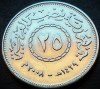 Moneda exotica 25 QIRSH / PIASTRI - EGIPT, anul 2009 * cod 4302, Africa
