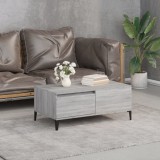 Cumpara ieftin Măsuță de cafea, gri sonoma, 90x50x36,5 cm, lemn prelucrat