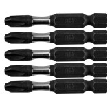 Set 5 biti de impact PH3, 50 mm, din otel S2 pentru surubelnita 1/4"