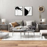 VidaXL Mese laterale 2 buc. gri sonoma 40x40x35 cm lemn prelucrat