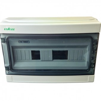 Tablou electric aplicat 1 rand, 18 module, IP65, 280x410x130mm Ebasee foto