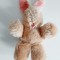 Iepure vintage, Shanghai Dolls Factory SDF push tip mohair pure wool China, 24cm