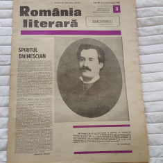 Ziarul ROMÂNIA LITERARĂ (14 ianuarie 1988) Nr. 3
