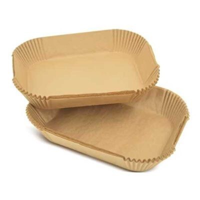 Set 50 Hartii de Copt Mercaton pentru Airfryer cu Corp Dublu, Forma Dreptunghiular, 40 g/m&amp;sup2;, 14 x 22 cm foto