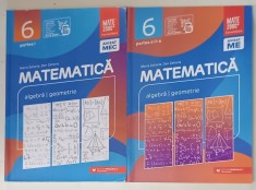 MATEMATICA , ALGEBRA si GEOMETRIE , CLASA A -6 -A , PARTILE I - II de MARIA si DAN ZAHARIA , 2021