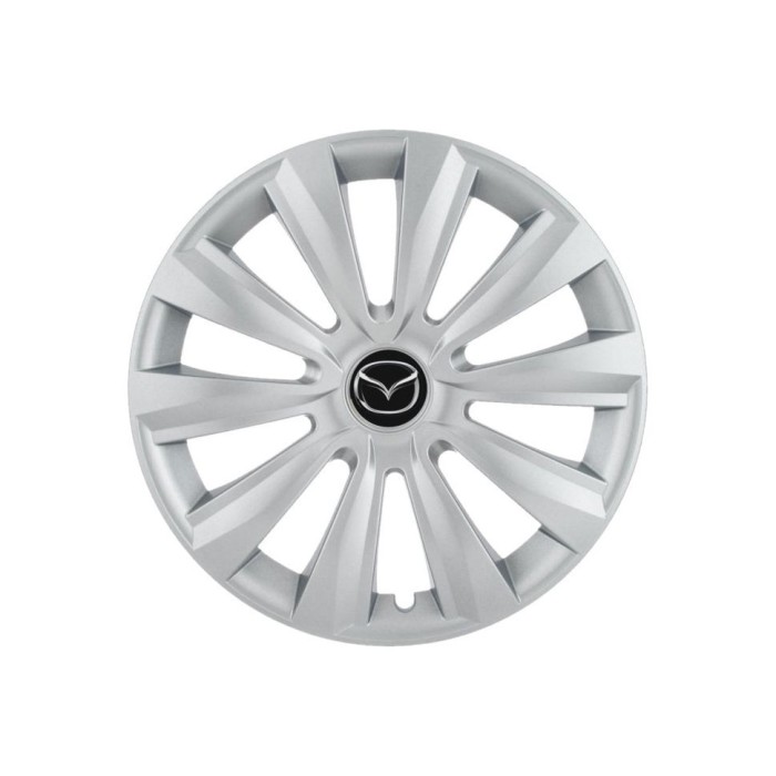 Set 4 capace roti 14 inchi (R14) Delta Gri, Compatibile Cu Mazda