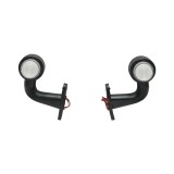 Set lampi gabarit laterale LED NEON rosu-alb 12V-24V Breckner Germany