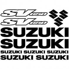 Set 12 Stickere Suzuki SV650 foto