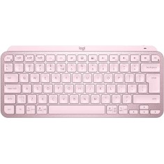 Tastatura iluminata Logitech MX Keys Mini, Wireless, layout US INTL, Rose