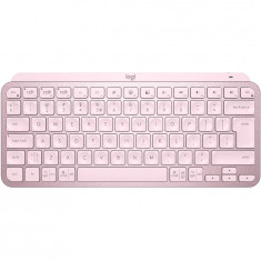 Tastatura iluminata Logitech MX Keys Mini, Wireless, layout US INTL, Rose