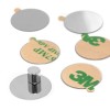 Discuri metalice cu autoadeziv, &Oslash;16 x 0,4 mm, set de 10