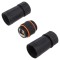 Conector adaptor ecranat 8P8C negru
