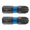 Set biti de impact PZ3X25mm 1/4&quot; 2buc. GRAPHITE 56H505 HardWork ToolsRange