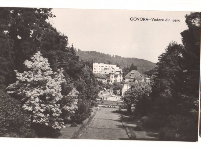 CPIB 22650 - CARTE POSTALA - GOVORA. VEDERE DIN PARC, RPR, NECIRCULATA
