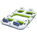 Bestway Insula flotantă Hydro-Force Alb și Albastru și Verde PVC 42035720
