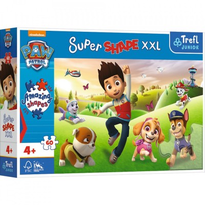 Puzzle trefl primo super shape xxl 60 patrula catelusilor foto