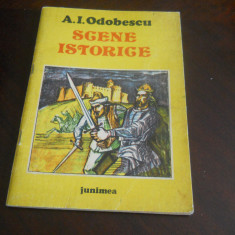 Scene Istorice - A. I. Odobescu - Ilustratii: Mircea Ispir,1989, ed. Junimea