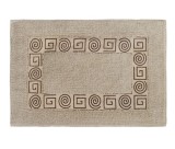 Covoras de baie din bumbac, bej, 60x40 cm, M Deco