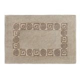 Covoras de baie din bumbac, bej, 60x40 cm, M Deco