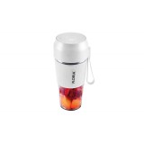Blender portabil Floria ZLN1720 pentru suc reincarcabil, Capacitate 300 ml, Putere 50W, Lame din otel inoxidabil, Alb