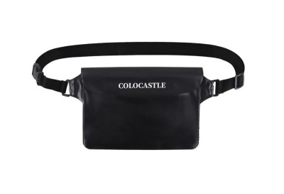 Borseta impermeabila COLOCASTLE, curea reglabila, 22 x 16 cm, negru - RESIGILAT foto