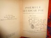 Poemele lui Edgar Poe / traduse din limba engleza in forma lor cu un studiu introductiv de Emil Gulian ( dedicatie , semnatura / carte veche , an 1938, Cartonata