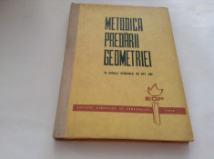 Metodica predarii geometriei - in scoala generala de opt ani --BOGDANOV ZLATE foto