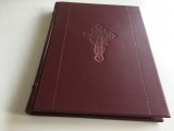 AGHIASMATAR 1923( MANASTIREA CERNICA)- RUGACIUNILE DE TREBUINTA LUCRARII PREOTESTI DIN MOLITVENICUL MARE. VOLUM RELEGAT SI RECOPERTAT/ COPERTI PIELE