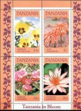 TANZANIA 1986, Flora, MNH, bloc neuzat