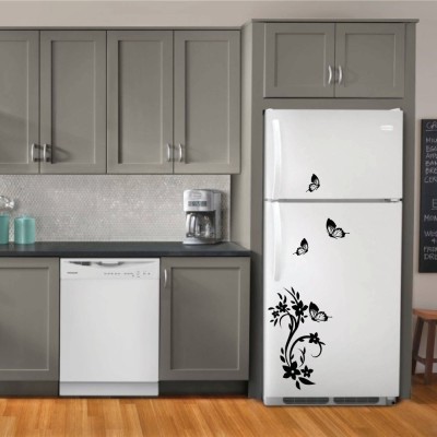 Sticker decorativ frigider, Fluturi, PT3007 TR, 50 x 70 cm foto
