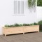 Gossi strat inaltat de gradina, 199,5x40x39 cm, lemn masiv de pin