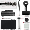 Monoclu Telescop 10x42 HD, Suport Smartphone, Unghi Larg, BAK4, FMC, Impermeabil, Antishock, Vânătoare, Observare Păsări