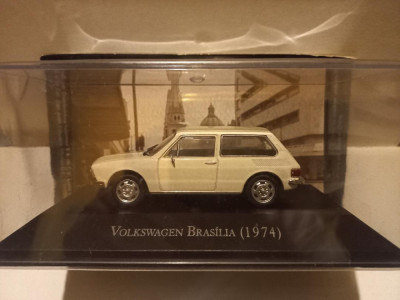 Macheta Volkswagen Brasilia - 1974 1:43 Deagostini Mexic foto