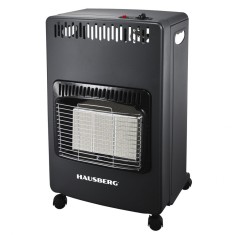 Soba pe gaz GPL Hausberg HB-1021NG, aprindere piezo-electrica, 3 placi de incalzire ceramic putere totala 4.2kW, sistem de oprire automata a gazului, foto