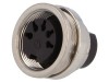 Conector M16 Soclu Mamă 5 PIN 100V IP65/IP67