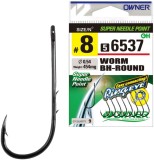 Carlig OWNER 56537 Worm BH-Round, Nr.6, 9buc/pac