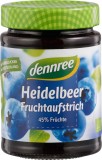 Gem de Afine Bio Dennree 340g - Borcan de Sticla, Certificat Ecologic, Produs in Germania