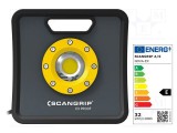 Lampă de lucru SCANGRIP 6000K IP65 cu suport 1700lm/3400lm, 266mm