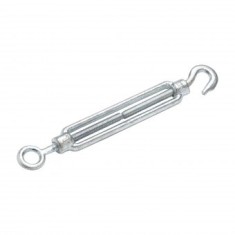 Intinzator cablu, Topstrong 521502, inel - carlig, otel zincat, 8 mm, rezistenta maxim 110 kg