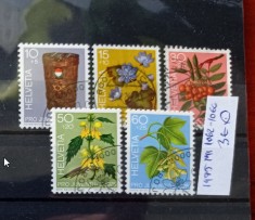 TS21 - Timbre serie - Elvetia - Helvetia 1975 Mi1062-66