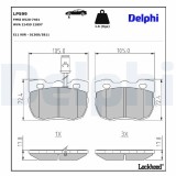 Set placute frana disc Carbodies Fx Fairway; Land Rover Defender, Defender Cabrio, Discovery I, Range Rover I, Range Rover II Motor 2.0 16 V 4x4,