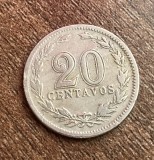 C50 - Moneda foarte veche - Argentina - 20 centavos - 1921