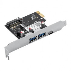 Adaptor Orico PNU-2A1C, PCI-Express - 2 x USB 3.0/1 x USB Type-C