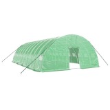Cumpara ieftin Sera cu cadru din otel, verde, 60 m&sup2;, 10x6x2,85 m