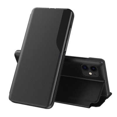 Husa Tip Carte iPhone 11 Negru TCHEFD foto