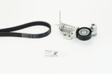 Set curea transmisie cu caneluri Volvo S60 II, S60 II Cross Country, S60 III, S80 II, S90 II, V40, V40 Cross Country, V60 I, V60 I Cross Country,