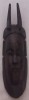 Masca sculptata manual, arta tribal africana, vintage